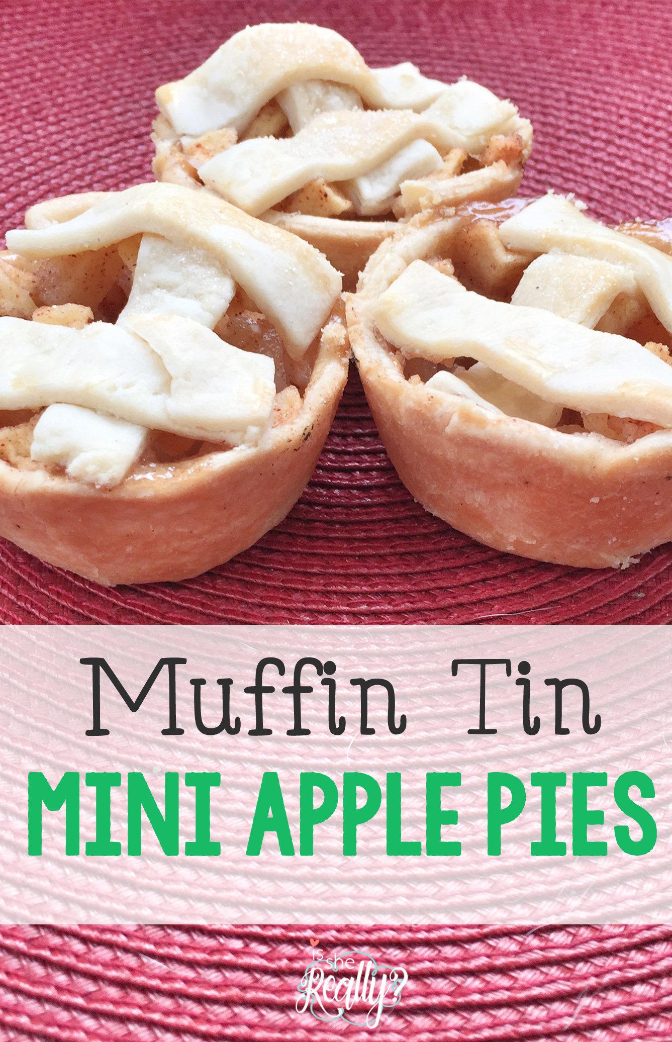 Muffin tin mini apple pies #thanksgiving @ginaekirk