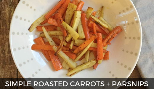 Simple roasted carrots and parsnips @ginaekirk GinaKirk.com