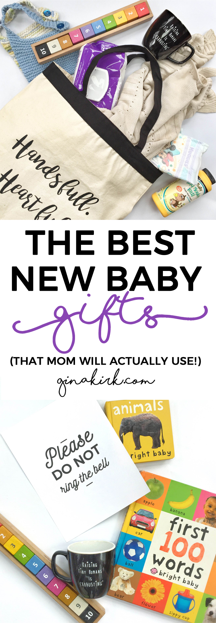 The best practical new baby gifts | new baby gift guide | gift ideas for new moms | GinaKirk.com @ginaekirk