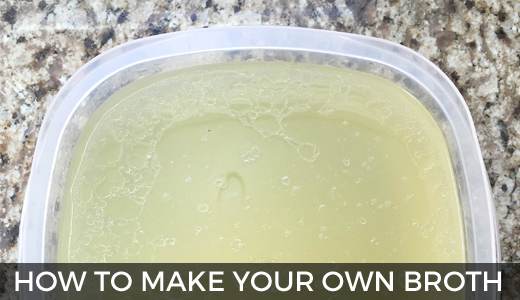 How to make your own broth | meat broth recipe | chicken broth recipe | easy chicken broth! | GinaKirk.com @ginaekirk