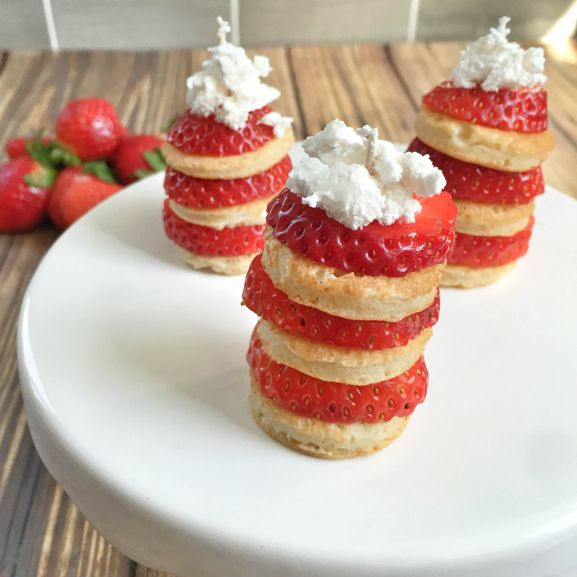 Strawberry shortcake pancake kabobs | pancake kabob recipe | strawberry shortcake breakfast ideas | GinaKirk.com @ginaekirk