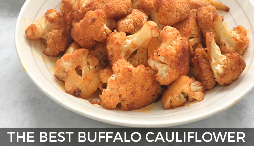 The best buffalo cauliflower | Buffalo cauliflower recipe | Easy buffalo cauliflower | GinaKirk.com @ginaekirk