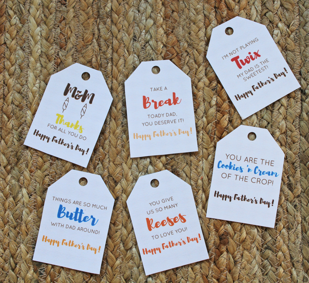 Free Printable Candy Tags For Father s Day